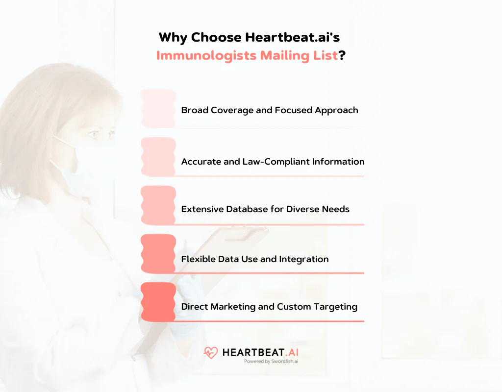 Why Choose Heartbeat.ai's Immunologists Mailing List