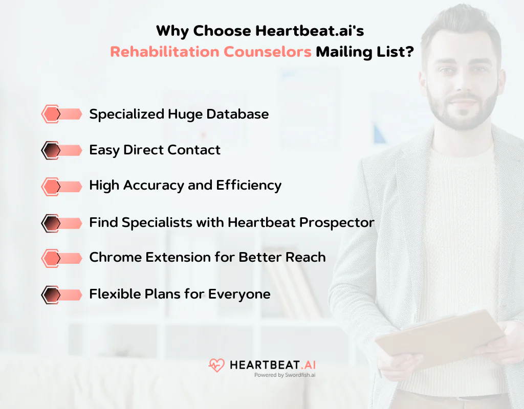 Heartbeat.ai's Rehabilitation Counselors Mailing List