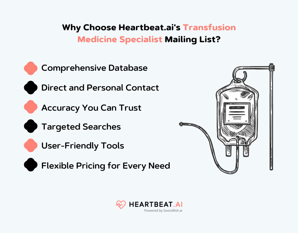 Heartbeat.ai's Transfusion Medicine Specialist Mailing List