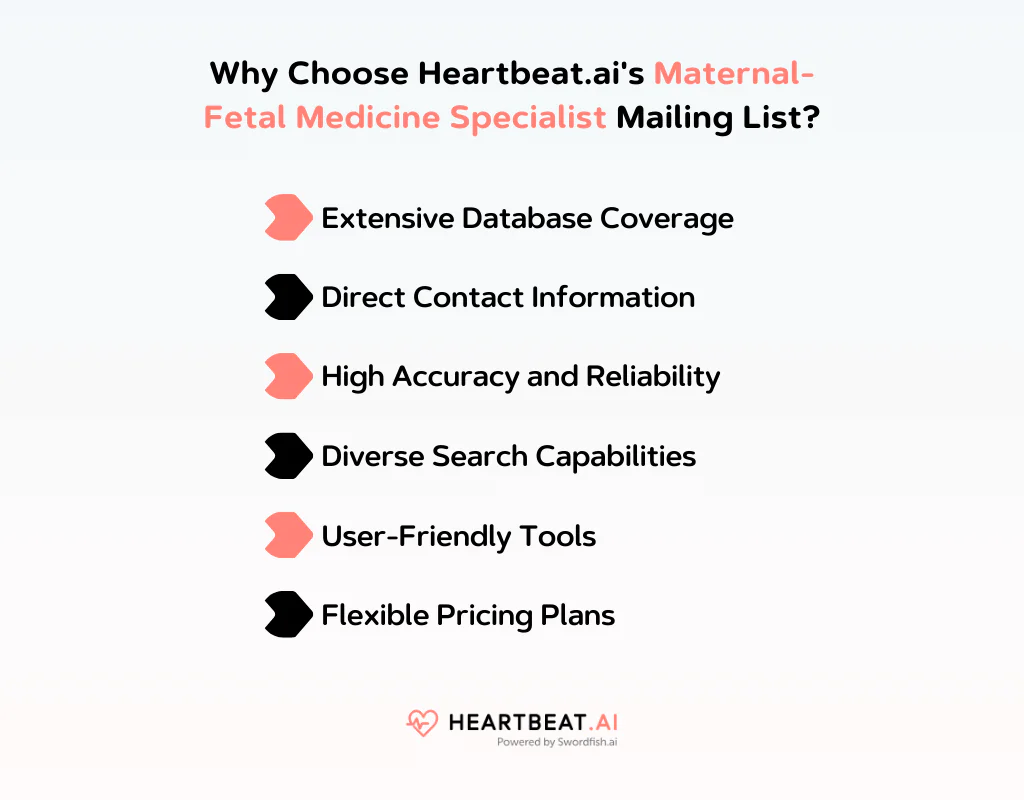 Heartbeat.ai's Maternal-Fetal Medicine Specialist Mailing List