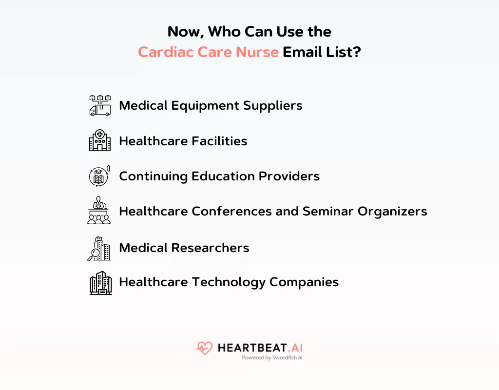 Use the Cardiac Care Nurse Email List