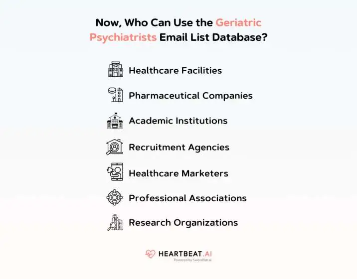 Use the Geriatric Psychiatrists Email List Database