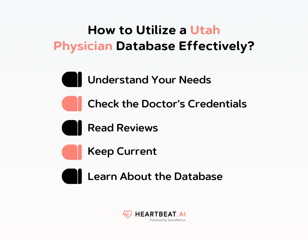 How to Utilize a Utah Physician Database Effectively