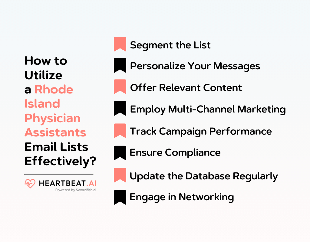 How to Utilize a Rhode Island Physician Assistants Email Lists Effectively