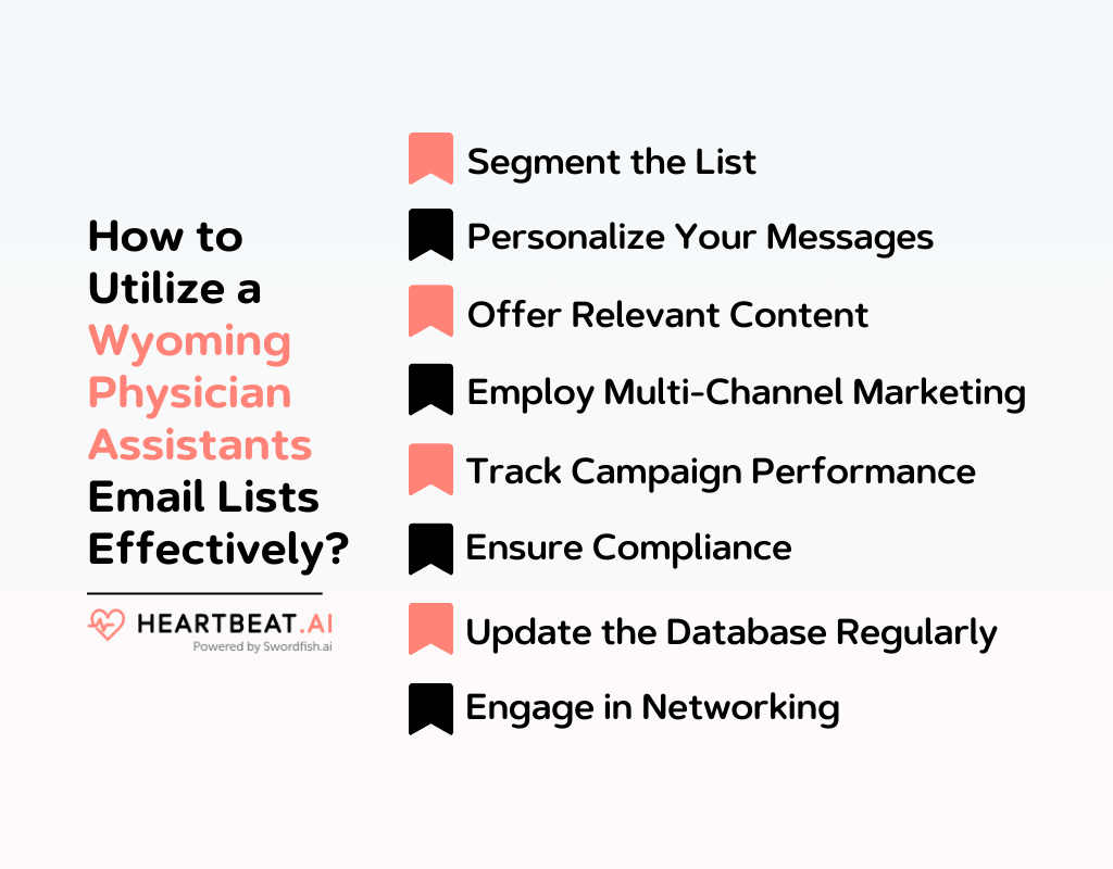 How to Utilize a Wyoming Physician Assistants Email Lists Effectively
