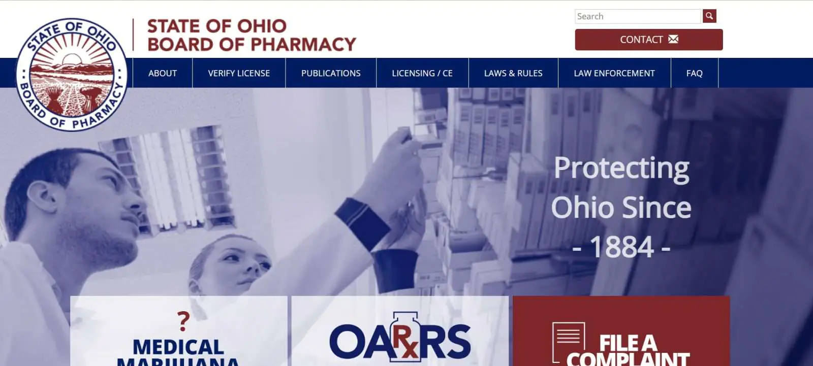 Ohio Board of Pharmacy website