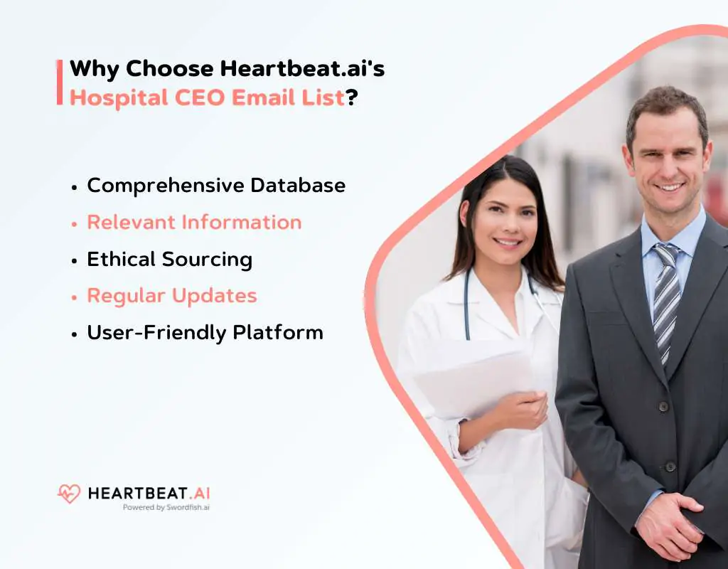 Why Choose Heartbeat.ai's  Hospital CEO Email List