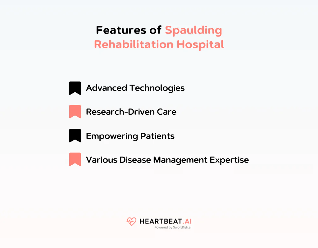 Features of Spaulding Rehabilitation Hospital