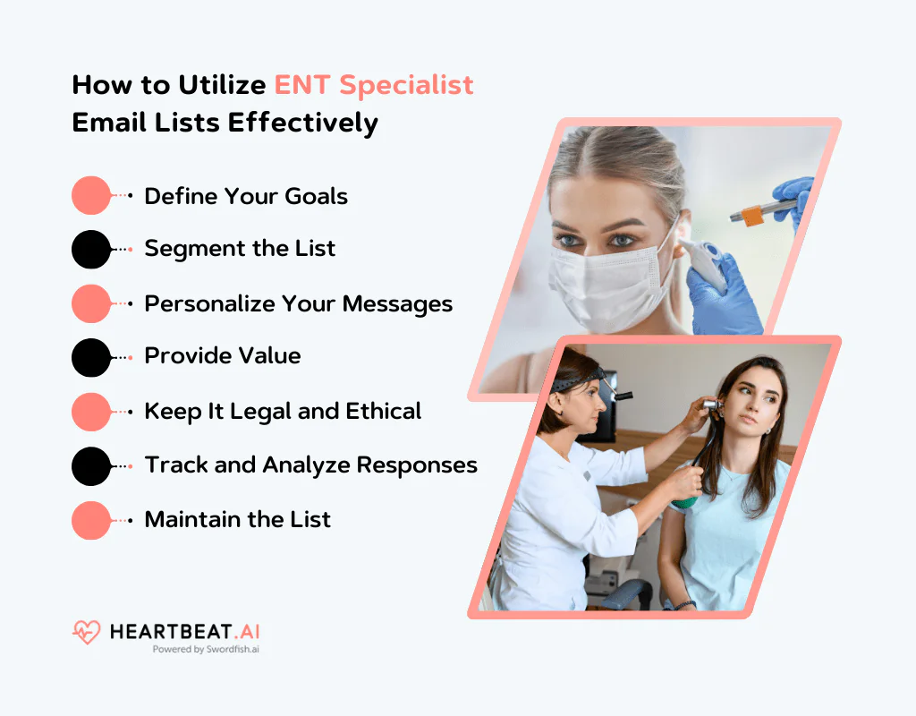 Utilize ENT Specialist Email Lists Effectively
