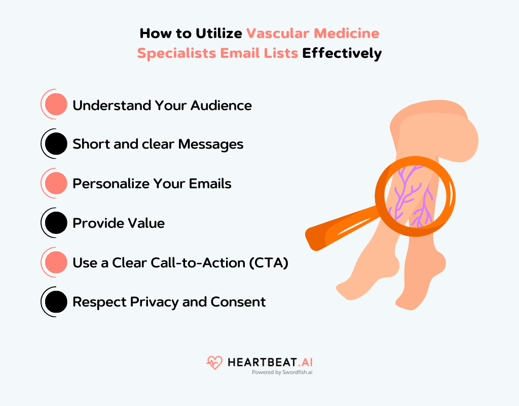 Utilize Vascular Medicine Specialists Email Lists Effectively