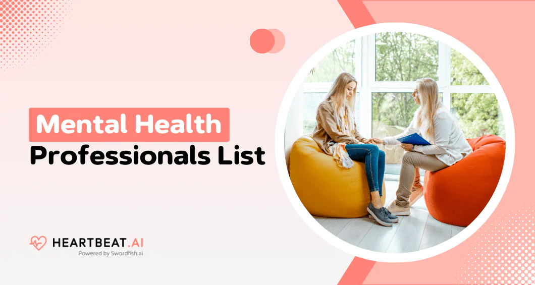mental health professionals list