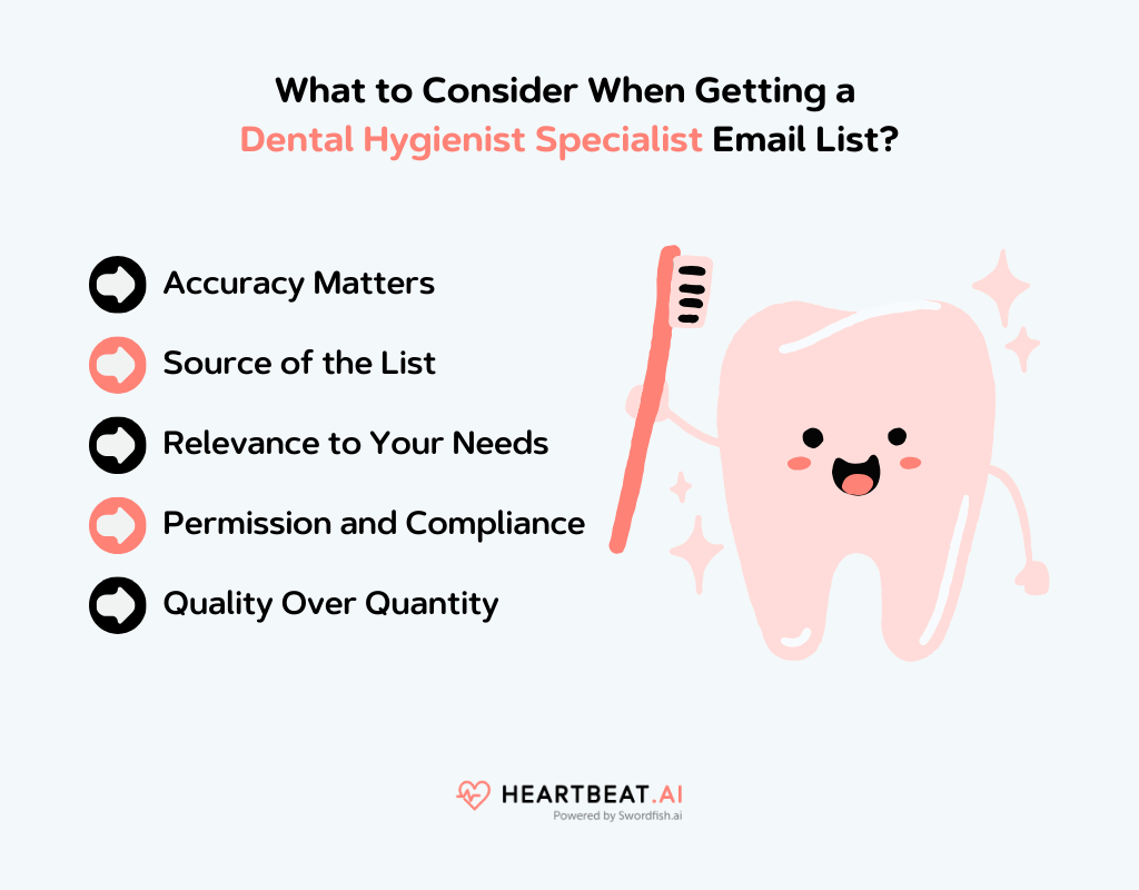 Getting a Dental Hygienist Specialist Email List