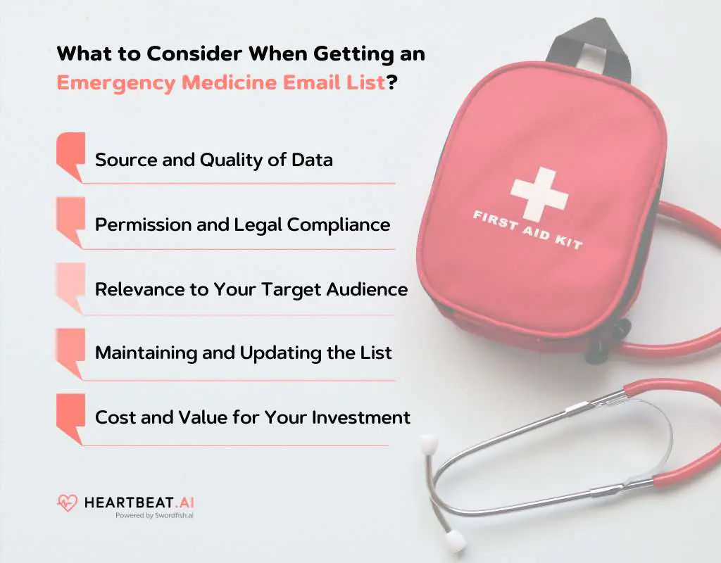 Consider an Emergency Medicine Email List