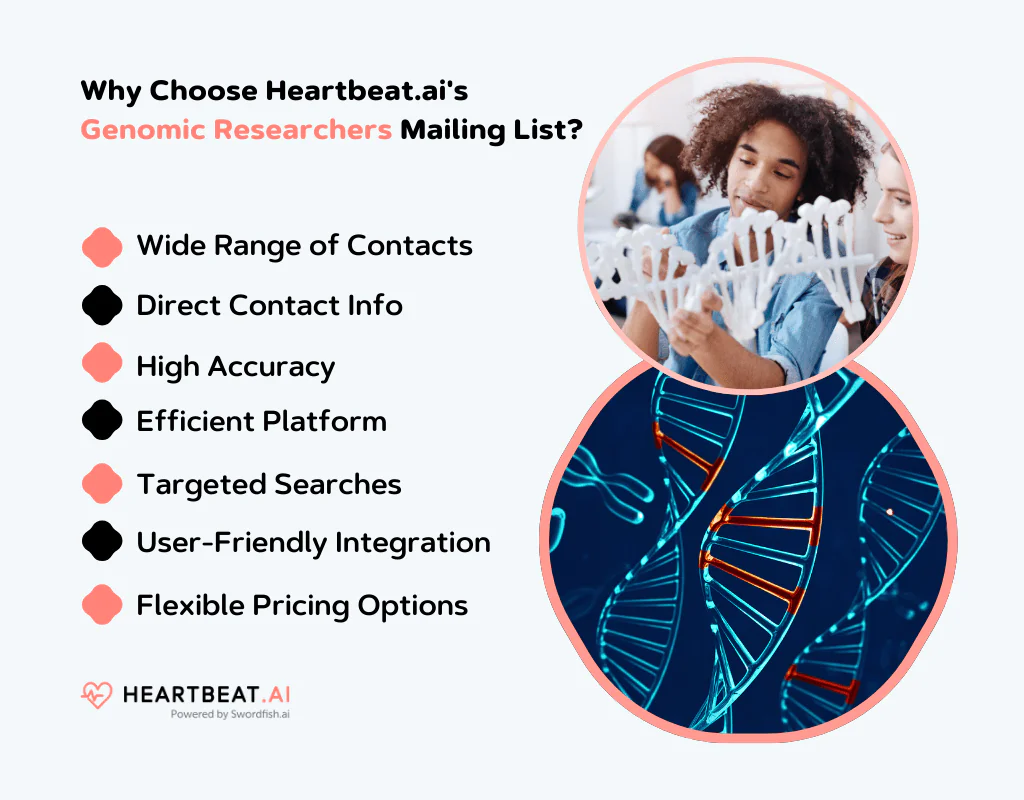 Choose Heartbeat.ai's Genomic Researchers Mailing List