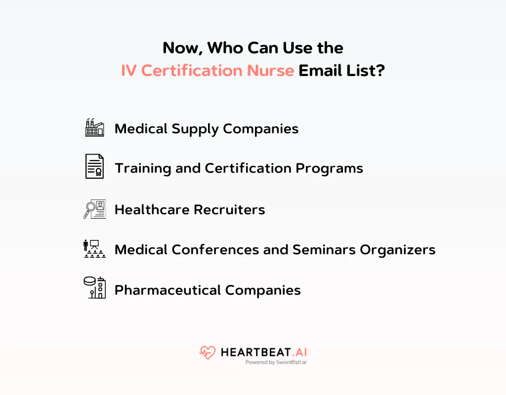 Use the IV Certification Nurse Email List